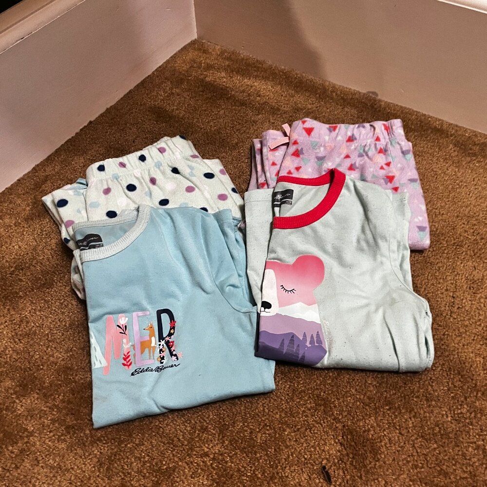 Lot of 2 Eddie Bauer kids pj's